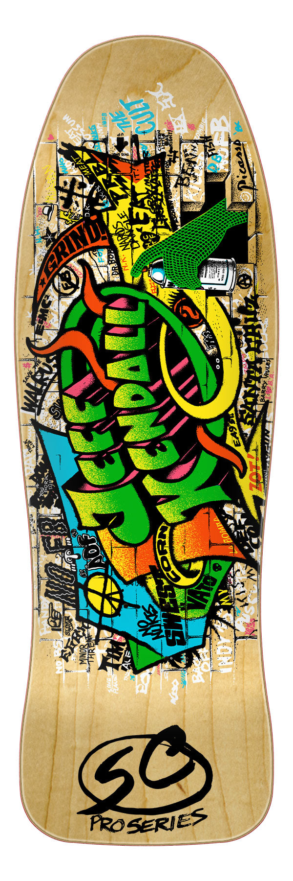 Santa Cruz Kendall Graffiti Reissue Deck 9.69
