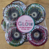 Bont Glow Light Up LED Rollerskate Wheels Pack of 4