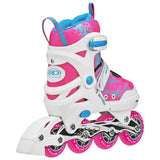 RDS Ion 7.2 Adjustable Inline Skates, Pink/Blue