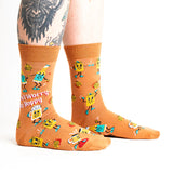 Sock It To Me Crew Socks Large  Don't Worry Be Hoppy