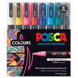 POSCA PC-3M Paint Marker 8 Piece Assorted Pack