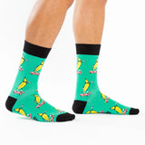 Sock It To Me Crew Socks Large Peeling Out