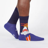 Sock It To Me Crew Socks Large Totally Jawsome