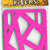 Krooked Skateboard Risers Hot Pink 1/8in