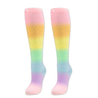 Rainbow Diamond Fade Socks from Crazy Skates