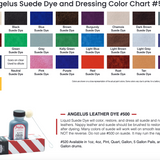 Angelus Suede Dye Assorted Colours