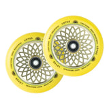 Root Industries Lotus 110mm Wheel, 2 Pack, Yellow/Gold