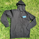 Black Seaside Skates Hooded Sweatshirt