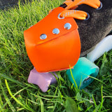 Knee Tap Park Toe Cap Leather Studded