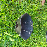 Knee Tap Park Toe Cap Leather Studded