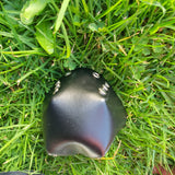 Knee Tap Park Toe Cap Leather Studded