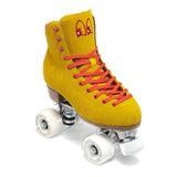 Chuffed wanderer roller skate Crew Collection in Birak Mustard. Excellent park skate or general outdoor roller skate.