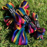 Crazy Skates rainbow glitter laces