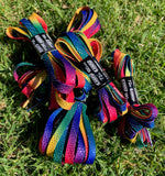 Crazy Skates rainbow glitter laces