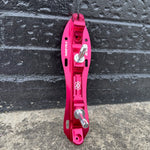 Atom pilot falcon roller skate base plates in red
