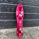 Atom pilot falcon roller skate base plates in red