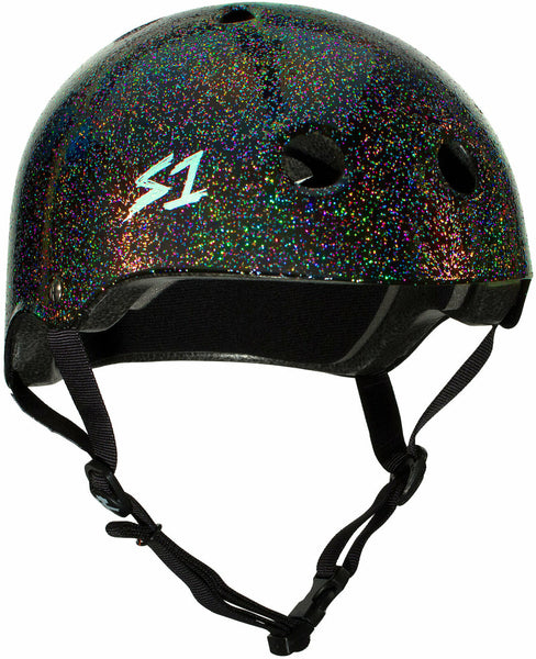 S-One Helmet Mega Lifer Black Gloss Glitter
