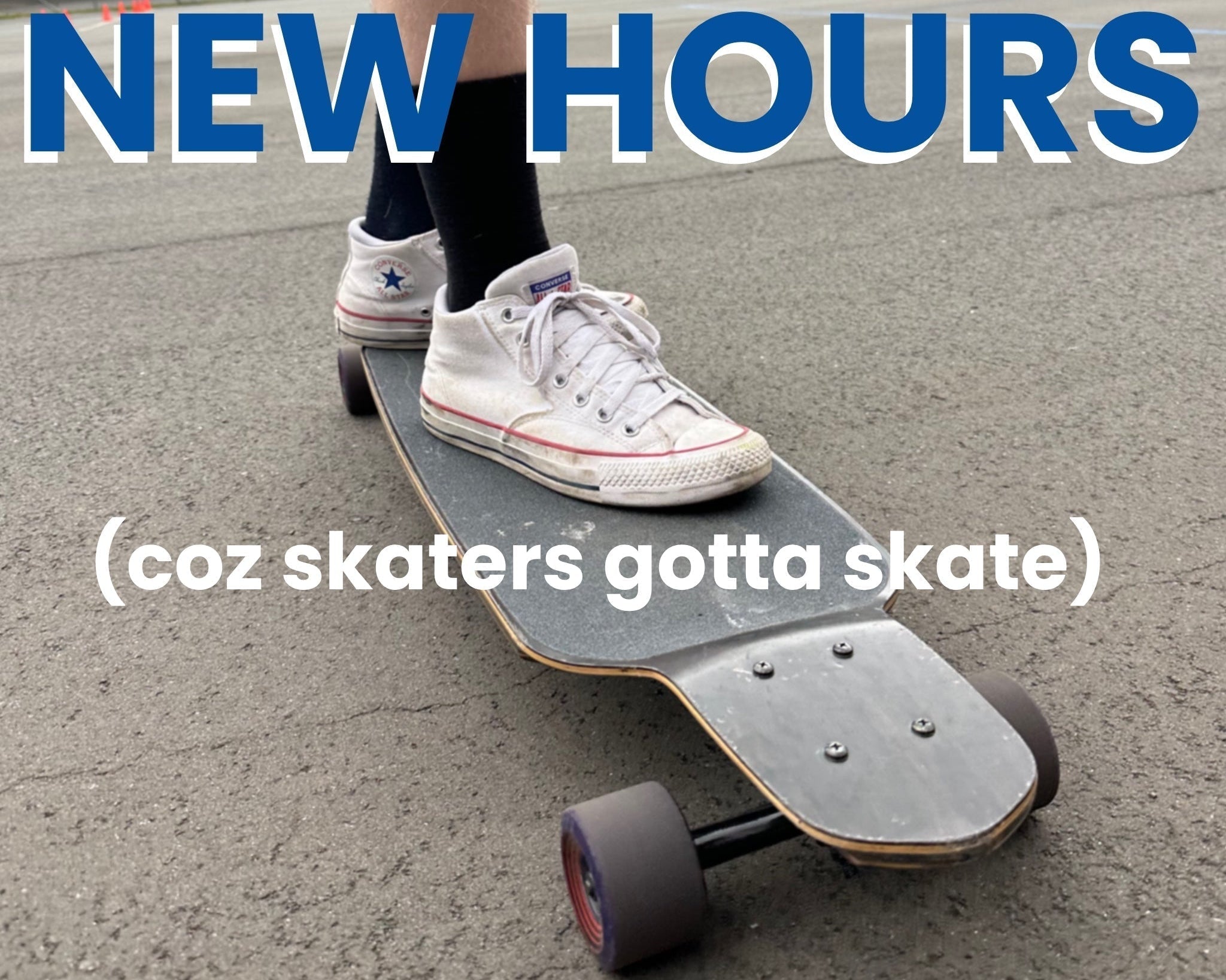 New hours for "winter" 2025!