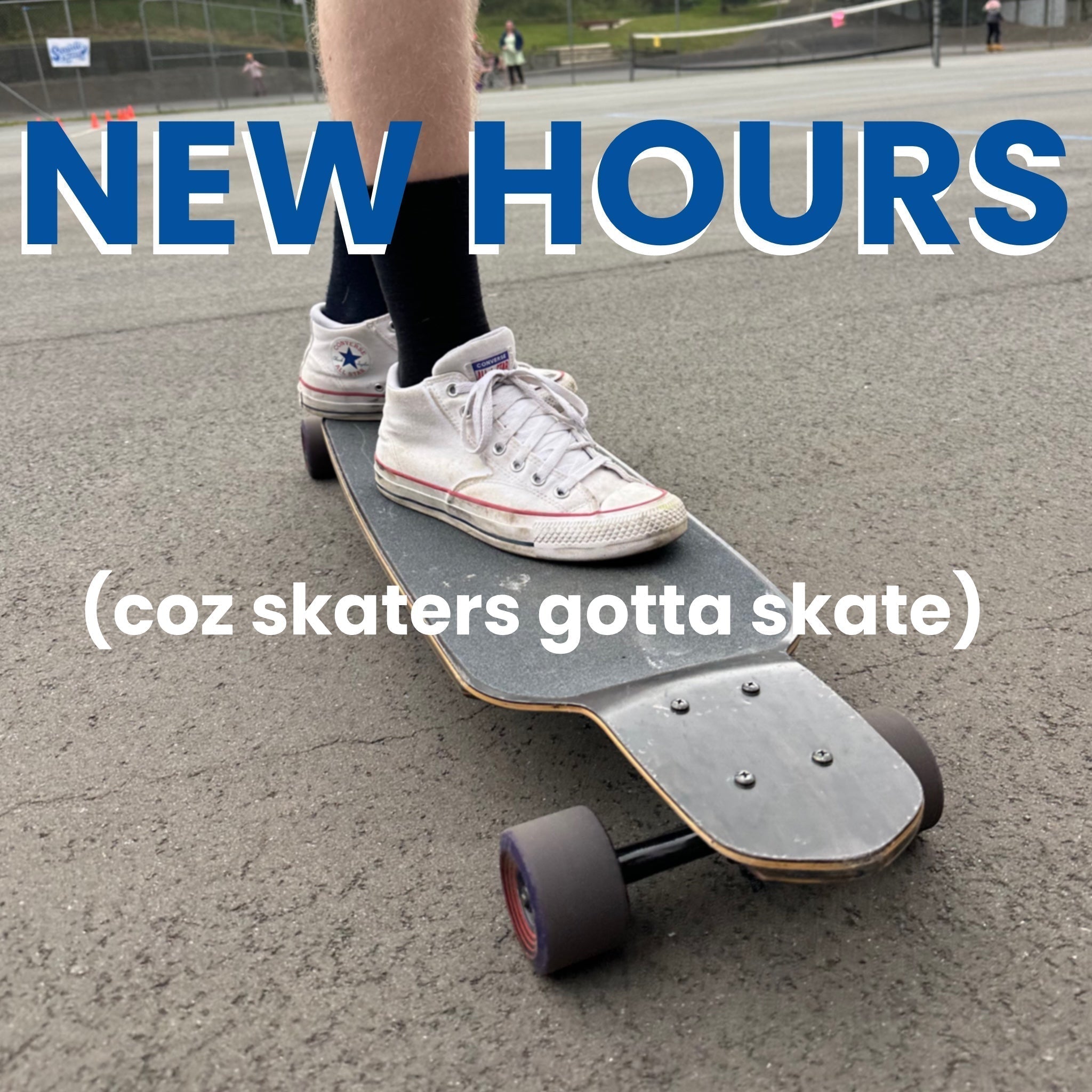 New hours for "winter" 2025!
