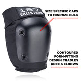 187 Killer Pads Knee and Elbow Combo Pack Red