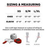 187 Killer Pads Knee and Elbow Combo Pack Red