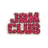 Jam Club Iron on Patch