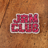 Jam Club Iron on Patch