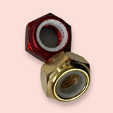 Anodized Aluminium 7mm Axle Nuts (Pack of 8)
