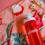 Nalgene Sustain On-The-Fly Lock-Top 650ml Drink Bottle Coral/Frost