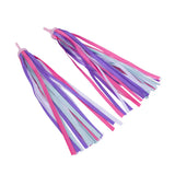 I-Glide Handlebar Ribbons (Pair) - Pink/Purple