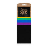American Socks Mid High - Rainbow Pride (Black)