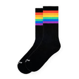 American Socks Mid High - Rainbow Pride (Black)