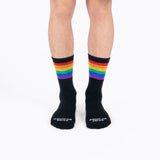 American Socks Rainbow Black