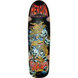 Heroin Swampy Gators Skateboard Deck 9.12"