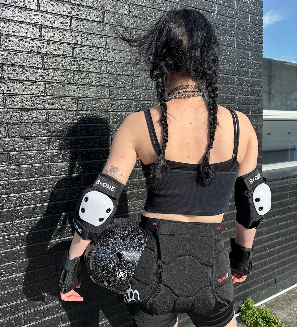 Pantaloncini Protettivi Per Skateboard E BMX - Imbottiti, Traspiranti, Unisex - Foto 4