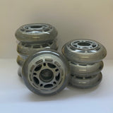 Inline wheels, set of 8