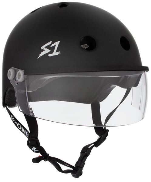 S-One Helmet Lifer with Visor Black Matte