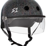 S- One Helmet Lifer with Visor Black Gloss Glitter