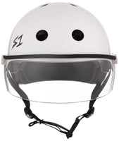 S-One Helmet Lifer with Visor White Gloss