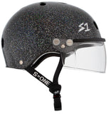 S- One Helmet Lifer with Visor Black Gloss Glitter
