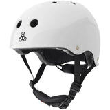 Triple 8 "Lil 8" Certified Kids Helmet - White Glossy
