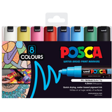 POSCA PC-7M Paint Marker 8 Piece Assorted Pack