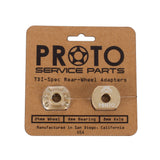 PROTO UFO Rear Wheel Adapters (8/24mm GOLD)