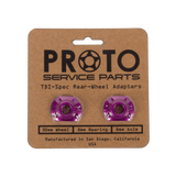 PROTO UFO Rear Wheel Adapters (8/30mm PURPLE)
