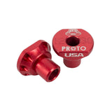 PROTO UFO Rear Wheel Adapters (12/30mm RED)