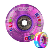 Crazy Skates illumin8 Light-Up Roller Skate Wheels 8-pack