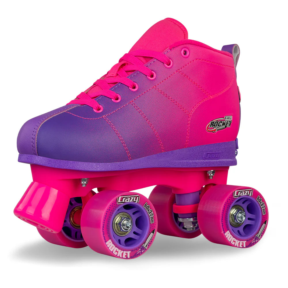 Crazy Skates Rocket Jr. Children's Roller Skates, Size Adjustable