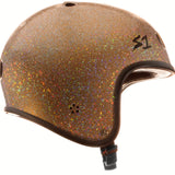 S-One Helmet Retro Lifer Gold Gloss Glitter