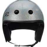 S-One Helmet Retro Lifer Silver Gloss Glitter