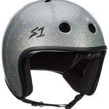 S-One Helmet Retro Lifer Silver Gloss Glitter
